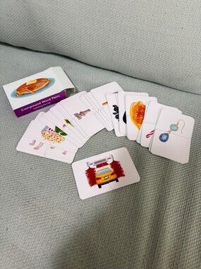 Lovevery Compound Word Pairs Educational Flash Cards - White
